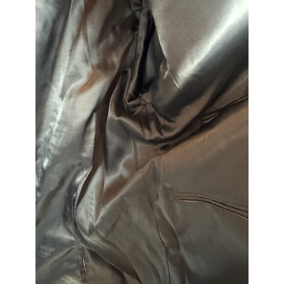 CALVIN KLEIN gray black check houndstooth 100% wool mens jacket blazer 42R NWOT - Picture 12 of 12